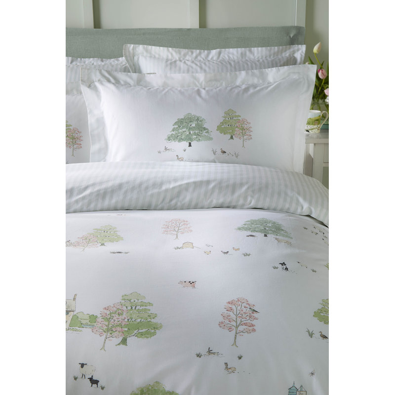 SPRING COTTAGE, King  Duvet Cover + 2 pillowcases