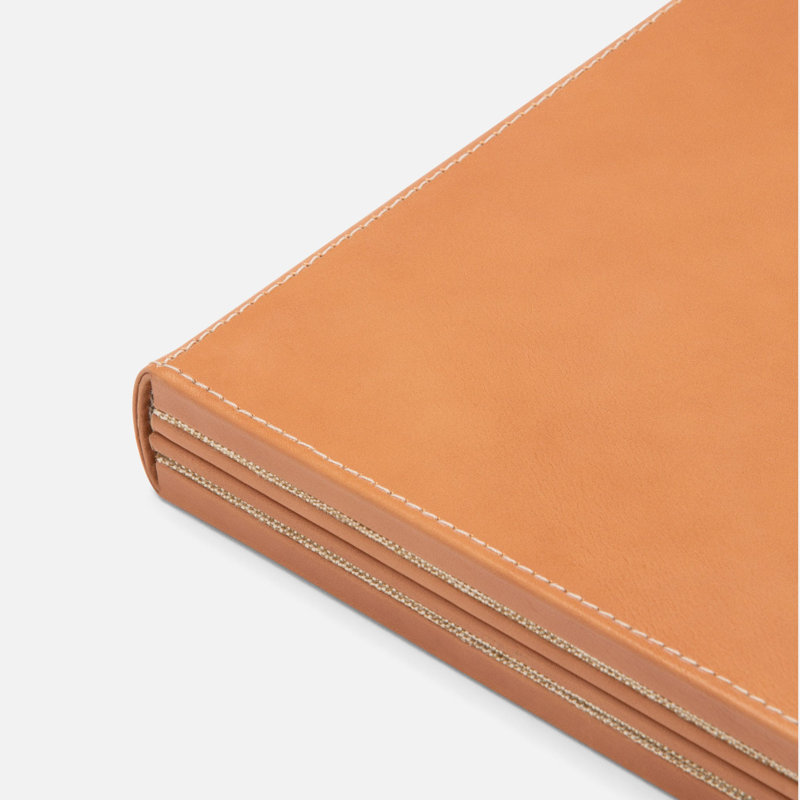Muir, Tobacco, Double Frame, 5"X7", Full Grain Leather, Aged Camel