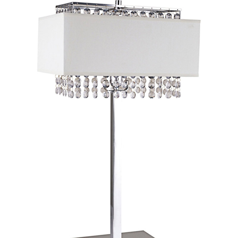 Lampe de table d'appoint en métal