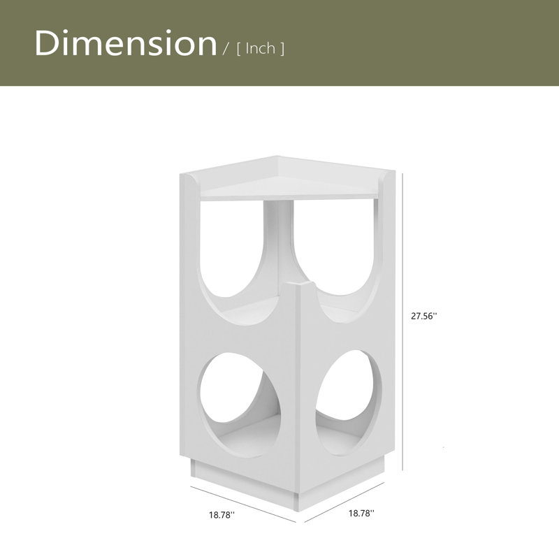 Meuble pour chat à double couche multifonctionnel Hollow Design