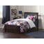 Lit de base en bois massif Brunelle avec pied de lit assorti-546309035-546309036