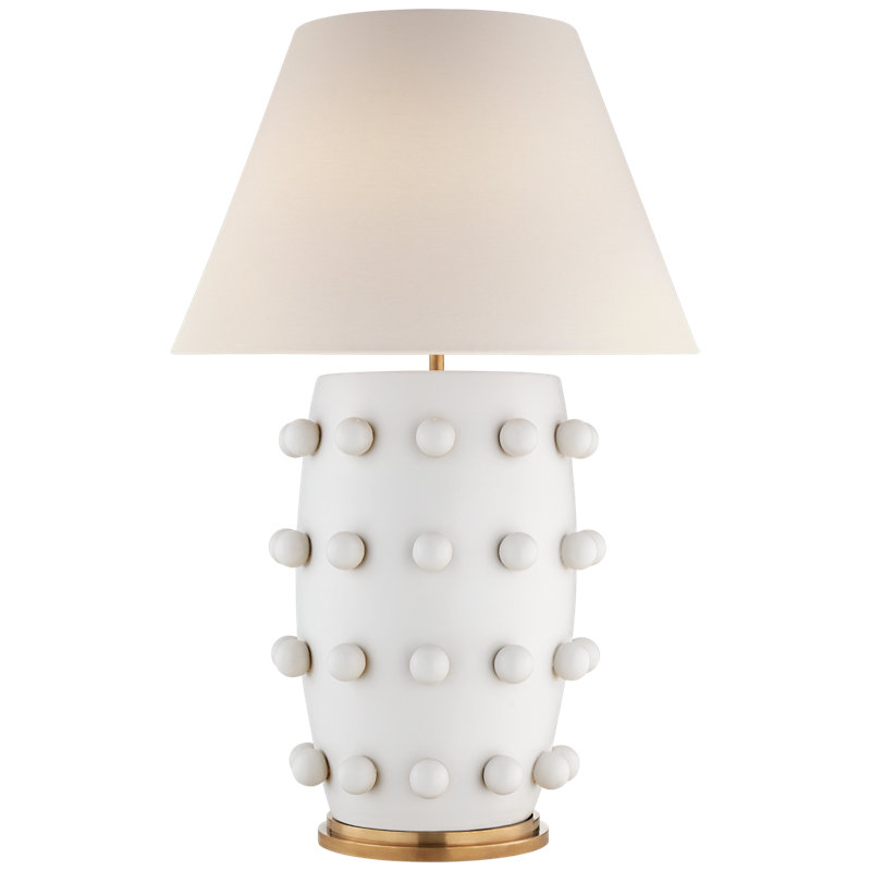 Kelly Wearstler Linden Table Lamp, White