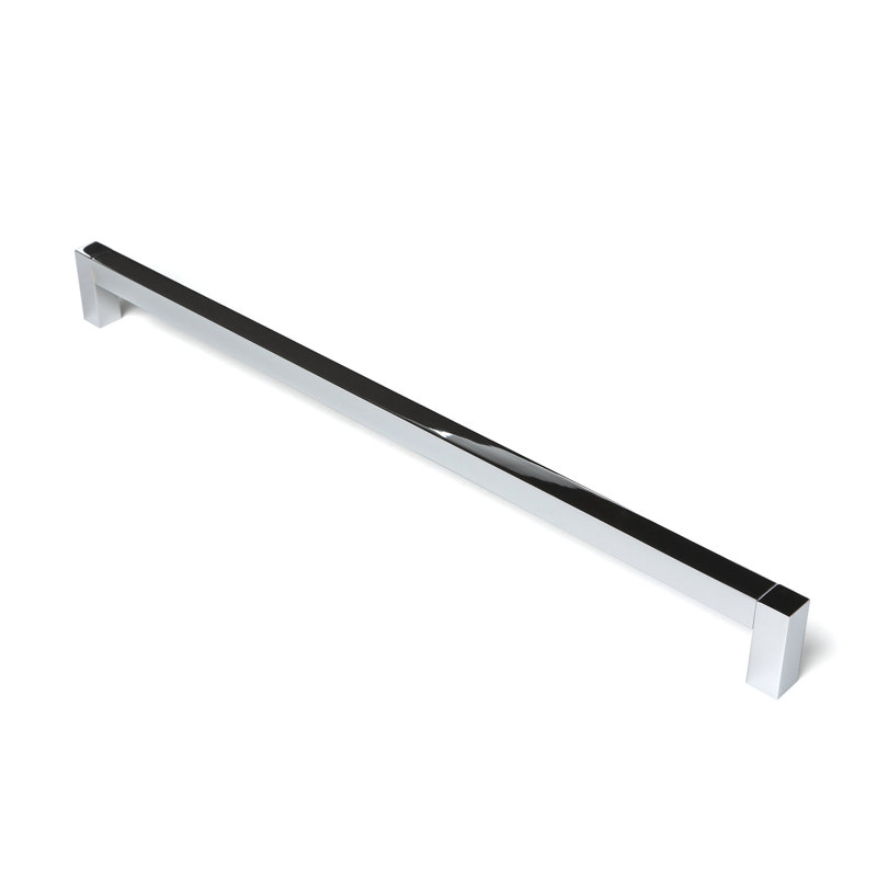Square Top Appliance Pull Handle, Polished Chrome, 12"