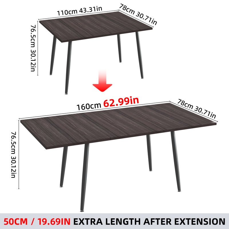 Rectangle L 62,99 po Josellyn