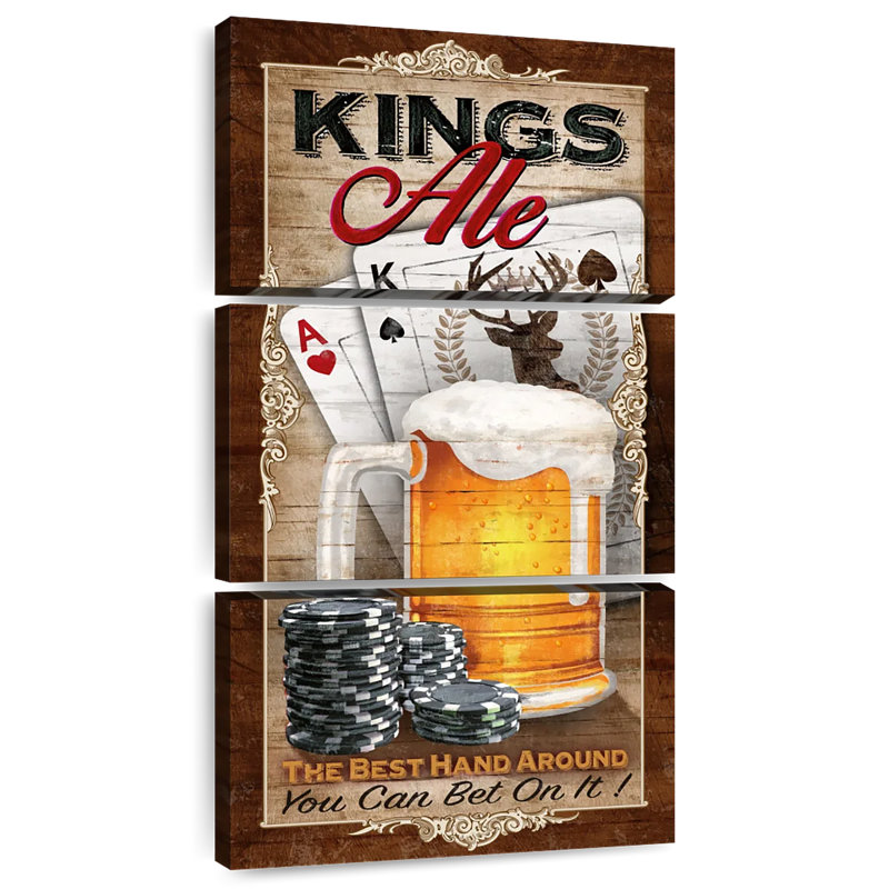 Kings Ale, H 38 po x l 18 po