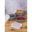 Food Storage - Set of 3 Containers and 3 Lids