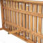 Causeuse d'extérieur en bois d'acacia