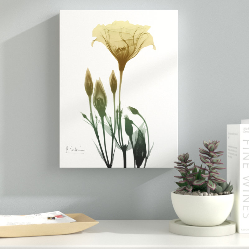 Ocre Bloom 2 - Wrapped Canvas Print, 122 cm H x 91 cm W