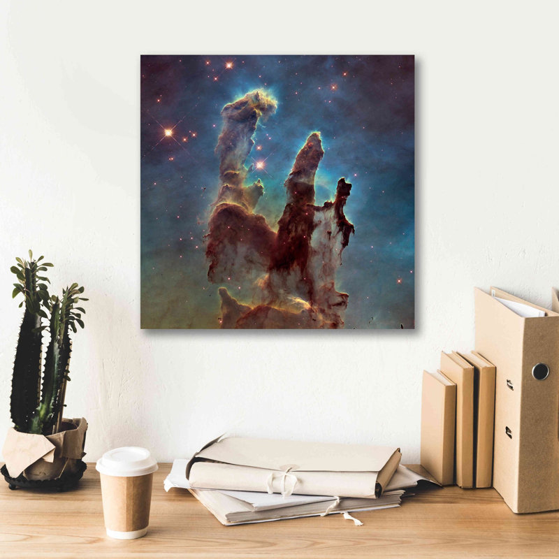 'Eagle Nebula,' Canvas Wall Art, 18" H x 18" W x 0.75" D