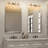 Gjystina 3-Light Dimmable Gold-Black/Chrome Crystal Vanity Light-2001491335-2001491329