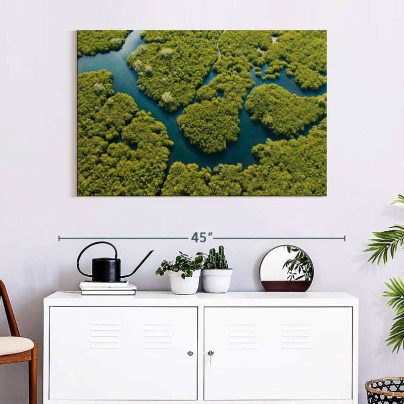 Alvord Lush Siargao Mangrove Forest, H 26 po x l 39 po
