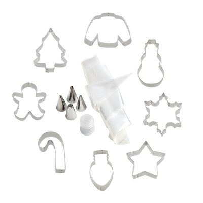 Chicago Metallic 23-Piece Holiday Cookie Cutter Kit