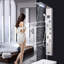 Panneau de douche 43,7 po avec pomme de douche fixe