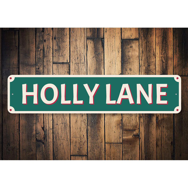 Panneau en aluminium Holly Lane, H 6 po x l 24 po x P 0,06 po