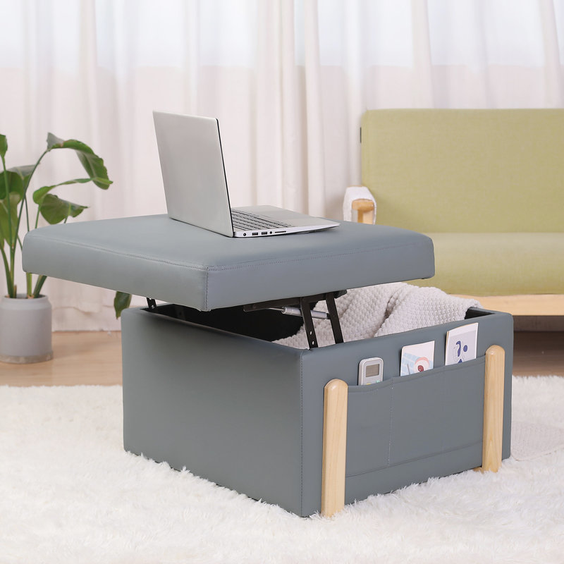 Repose-pieds en cuir Prew Vegan