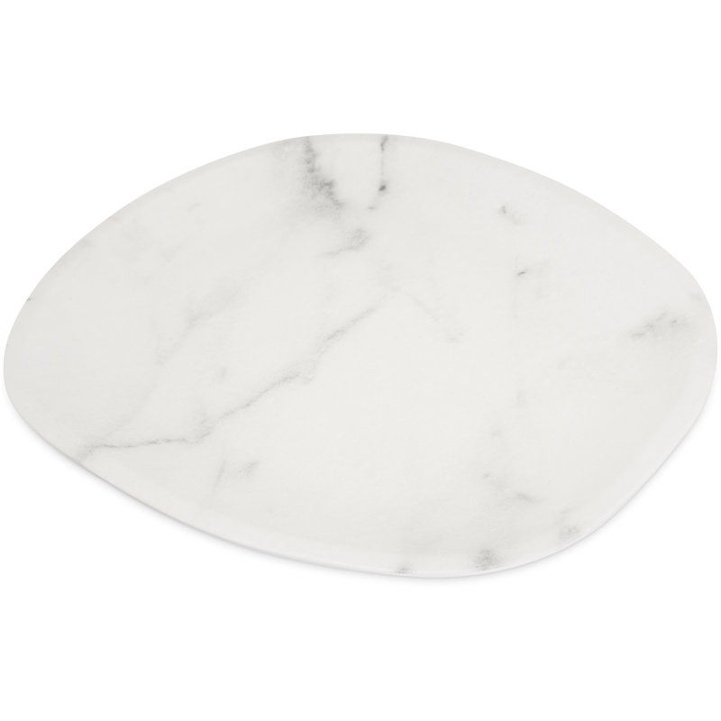 Carlisle Food Service Products Ridge Melamine Platter, Marble