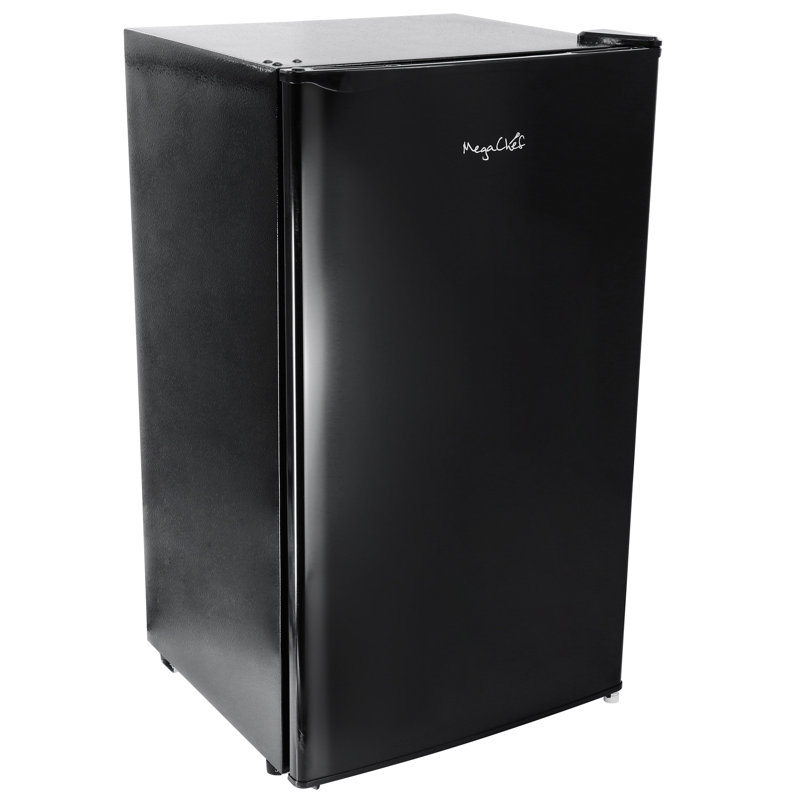 Mega Chef 3.2 Cubic Feet Freestanding Mini Fridge, Black