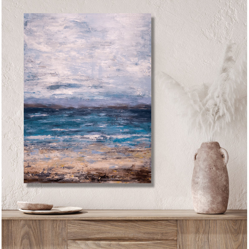 «Summer Sky» par John Beard - reproduction d'art sur toile, H 30 po x l 24 po x P 1 po, Toile tendue