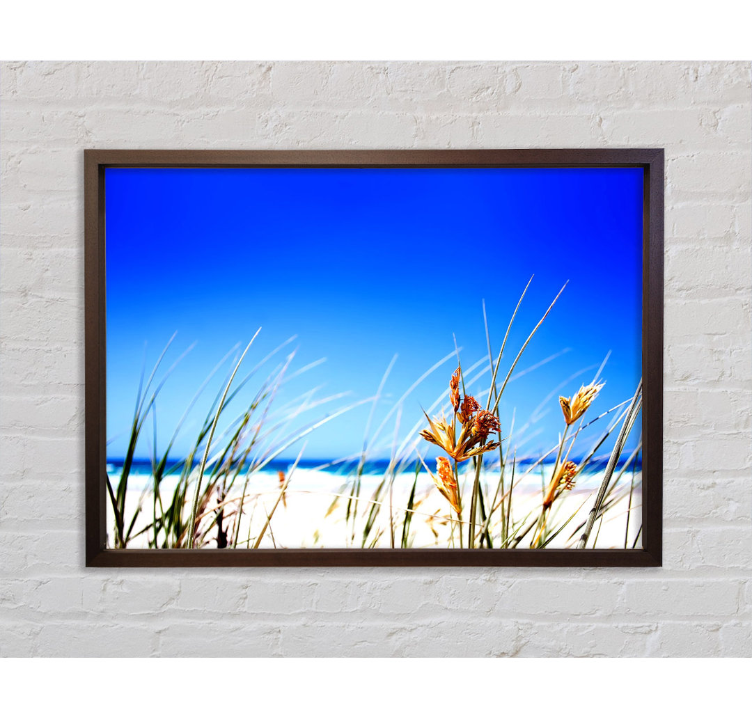 Clear Beach Sky - Einzelner Bilderrahmen Kunstdrucke auf Leinwand