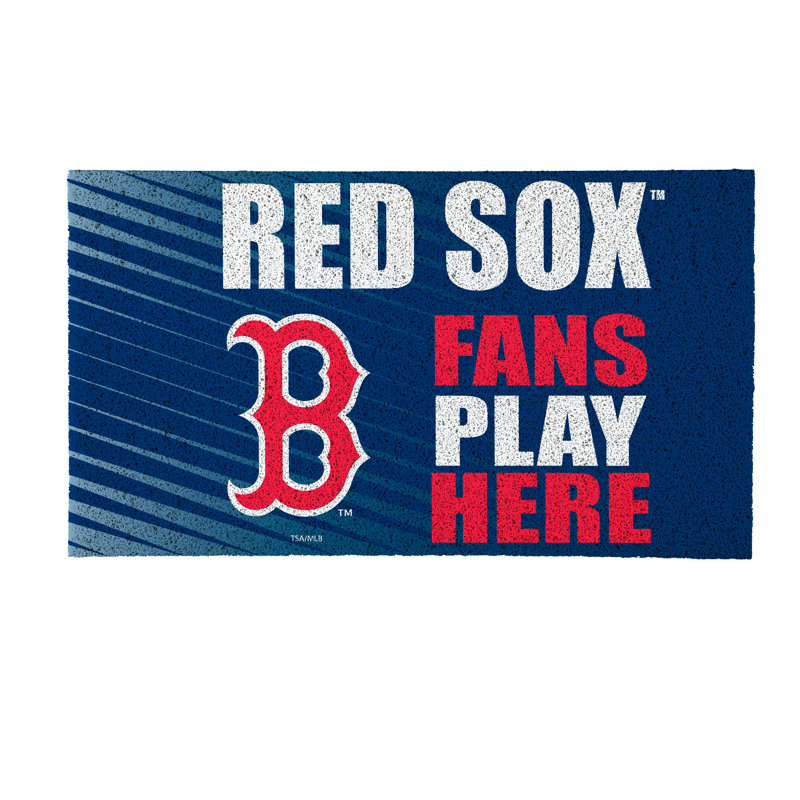 Tapis en PVC Boston Red Sox Fan, 28 po x 16 po