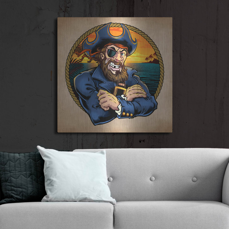 «Pirate Polos Logo» par Flyland Designs, H 36 po x l 36 po