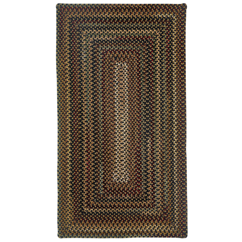 Fort Lupton Wool Indoor Rug, Concentric Rectangle 27" x 48"