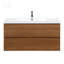 Meuble-lavabo flottant 42 po avec lavabo, meuble de rangement mural avec lavabo à surface solide et tiroirs à fermeture en douceur entièrement assemblés-1543450718