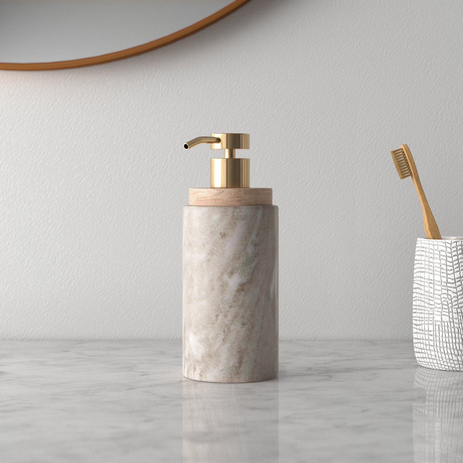 Vesuvio Marble Soap / Lotion Dispenser