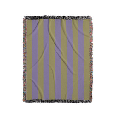Cassian Abstract Cotton Blend Blanket Throw
