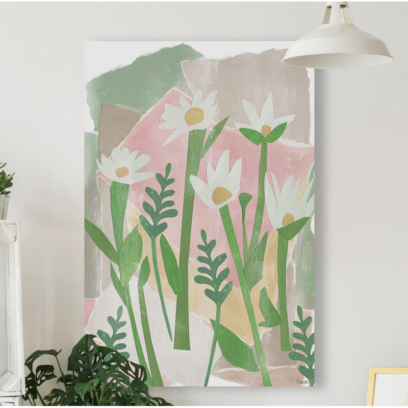 «White Garden», reproduction sur toile, H 60 po x l 40po x P 1,5 po