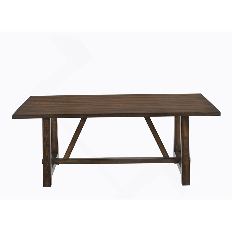 Dark Oak Finish Dining Table