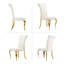 Ensemble de 2 chaises de salle à manger, chaises de salle à manger avec pieds et dossier roulé-2080470759-2080928368