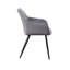 Yerres 4 Person Dining set - a Rectangular Wooden Dining Table with Metal Legs and a Set of 4 Quilted Velvet Dining Chairs for Dining Room - Modern Dining Table Set-1718480819-1718480829