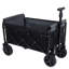 Chariot de camping pliable tout-en-un convertible: siège de banc, compartiment de rangement et attache pour chien incluse-122456957