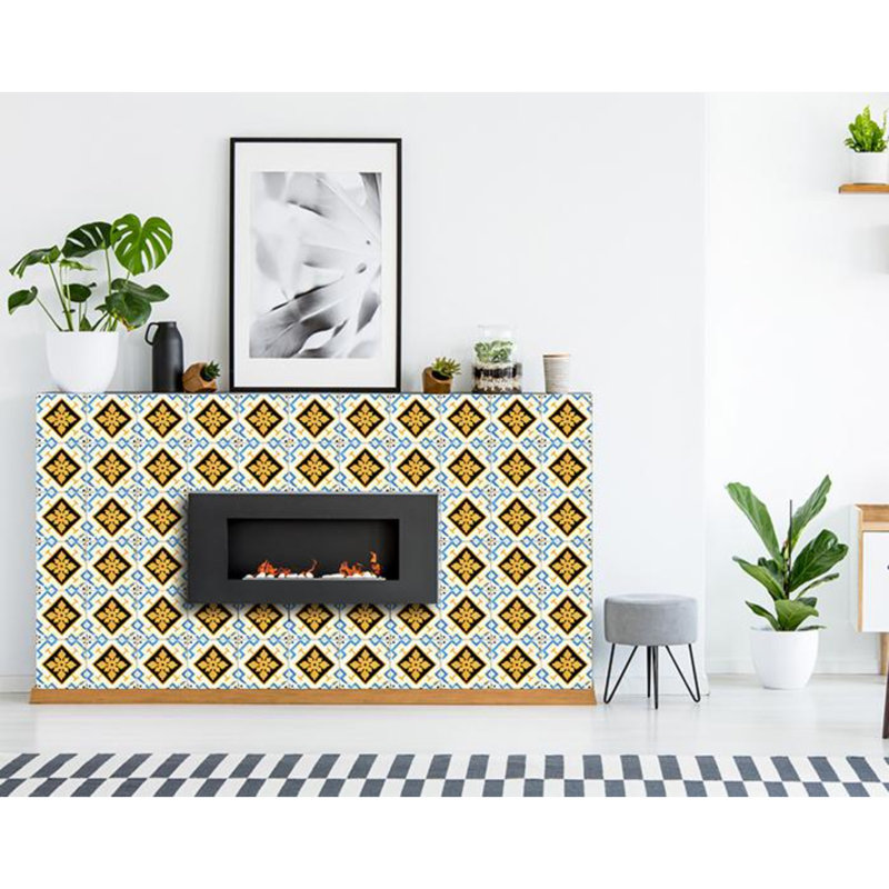 Adhésif décoratif carreaux, 8 po x 8 po