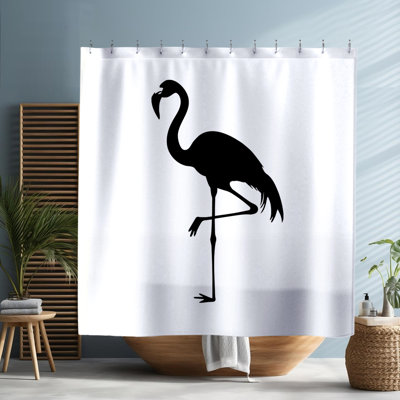 Rideau de douche Anilla Flamingo