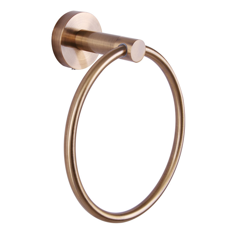 Cain Towel Ring, Gold