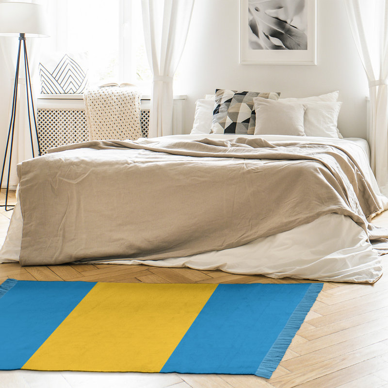 Tapis de la zone de football blue power, Non