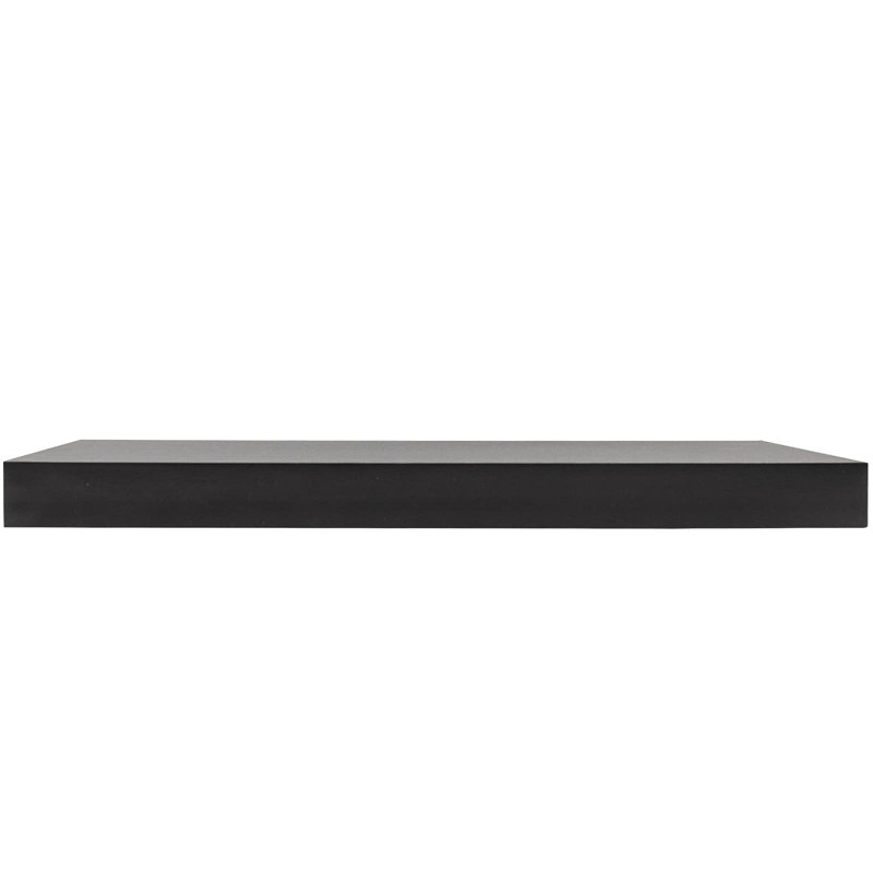 Floating Shelf, 22.9cm H x 70cm W  x 3.8cm D, Black