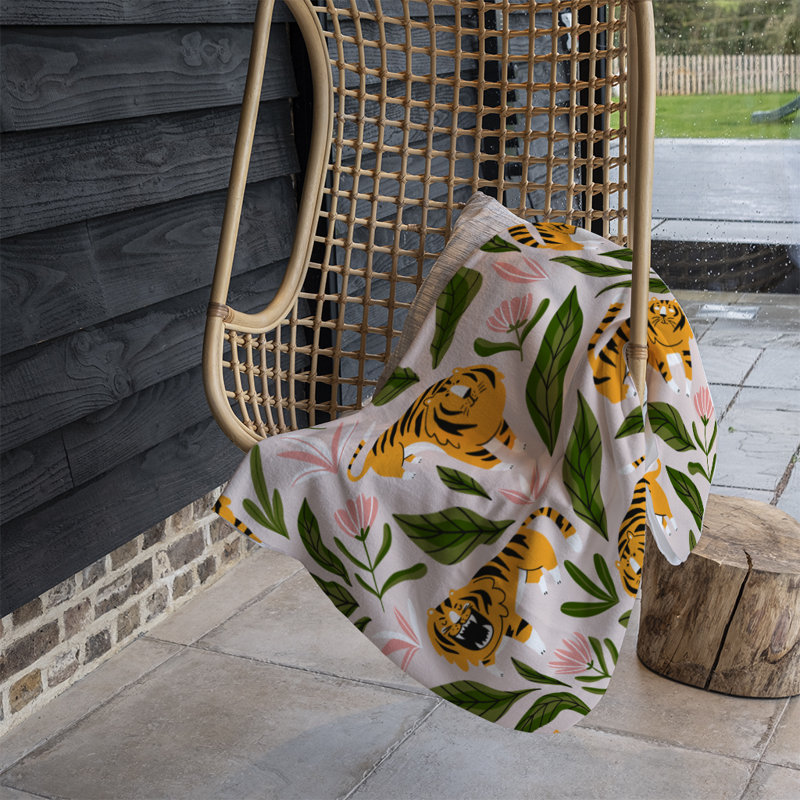 Dominigue Plain Weave / Muslin Throw Blanket