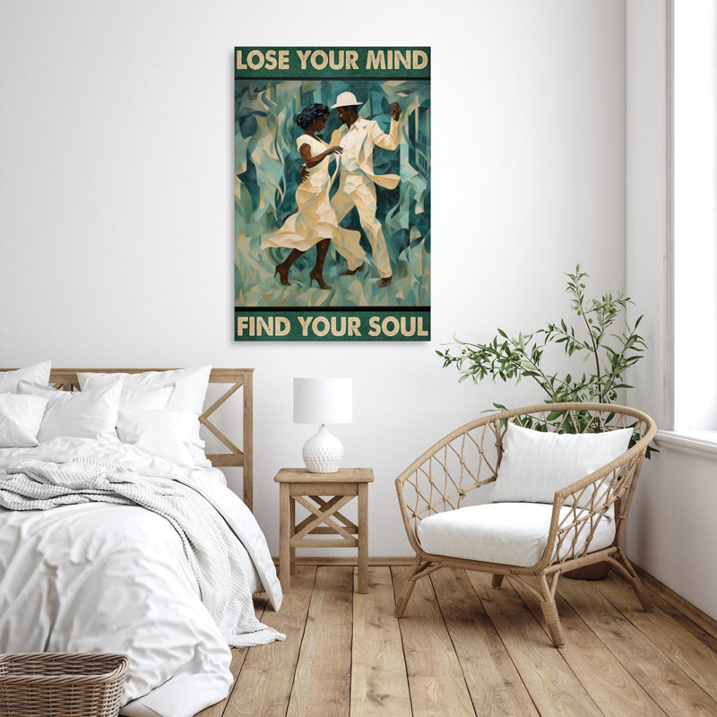 Couple Dance Lose Your Mind, H 20 po x l 16 po x P 1,25 po