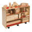 9 Compartment Manufactured Wood Shelving Unit