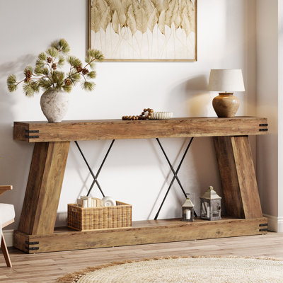 70.9" Farmhouse Console Table