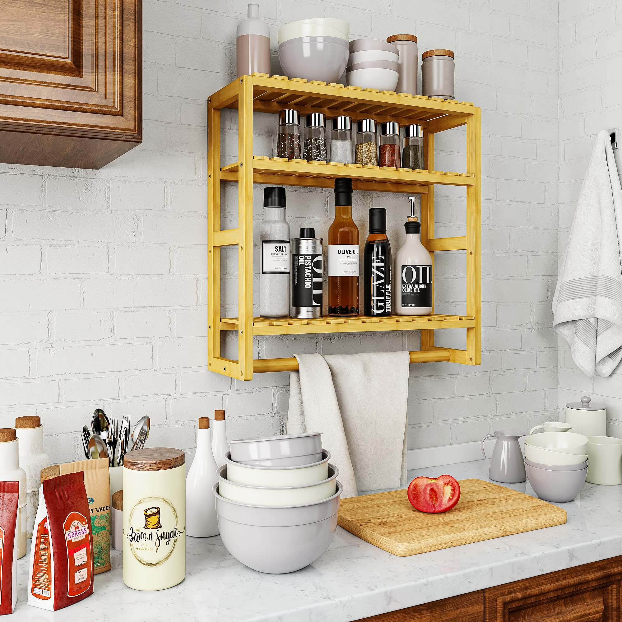 Mehman Bathroom Shelves Rebrilliant