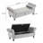 Bentlee Velvet Upholstered Storage Bench -1611088594