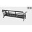 Outdoor Metal Patio Loveseat Sofa Couch with Cushions-1812529252