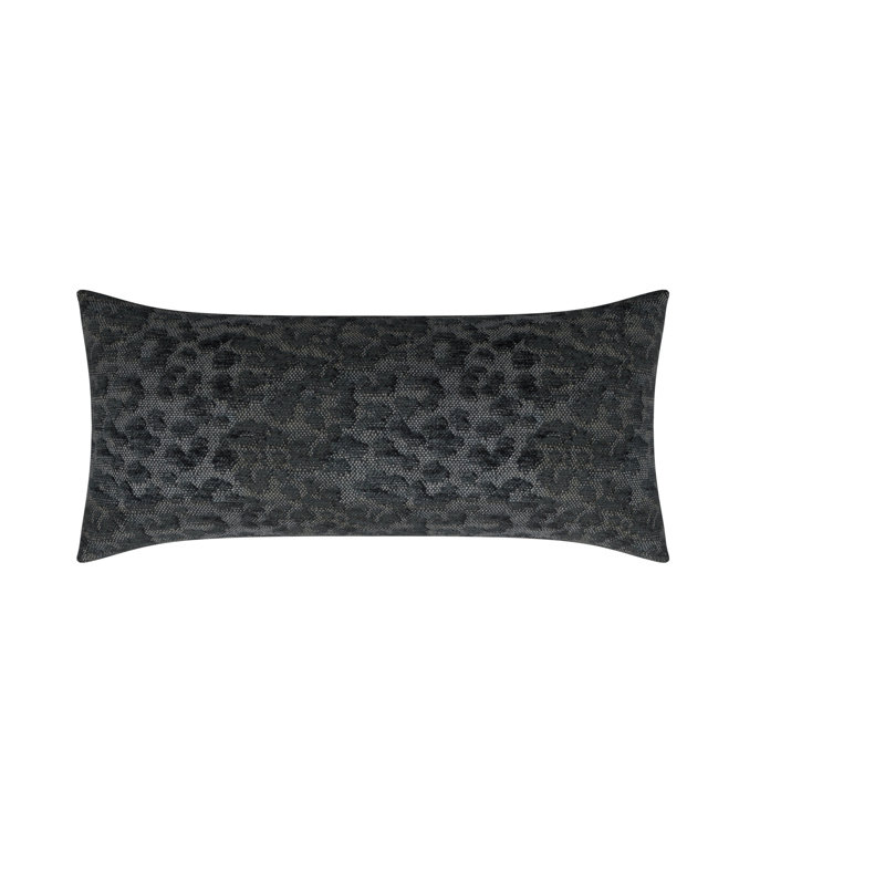 Animal Print Pillow Cover & Insert, 12"H x 26"W, Gray
