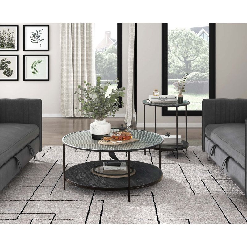 Ensemble de tables d'appoint 2 pièces Modern