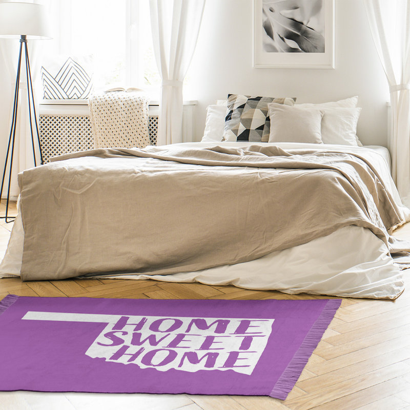 Tapis de zone mauve oklahoma the home