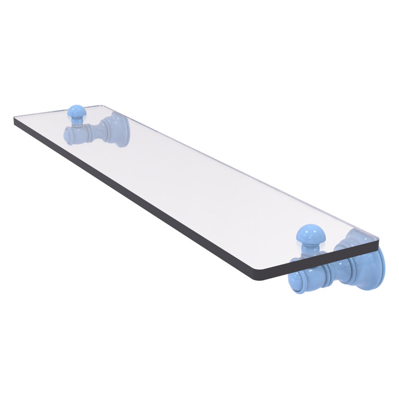 Tablette flottante Carolina, H 2,4 po x l 22 po x P 5,54 po, Bleu troll plat